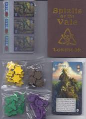 Mystic Vale: Spirits of the Vale event kit promos Lorebook 40 tokens 12 cards